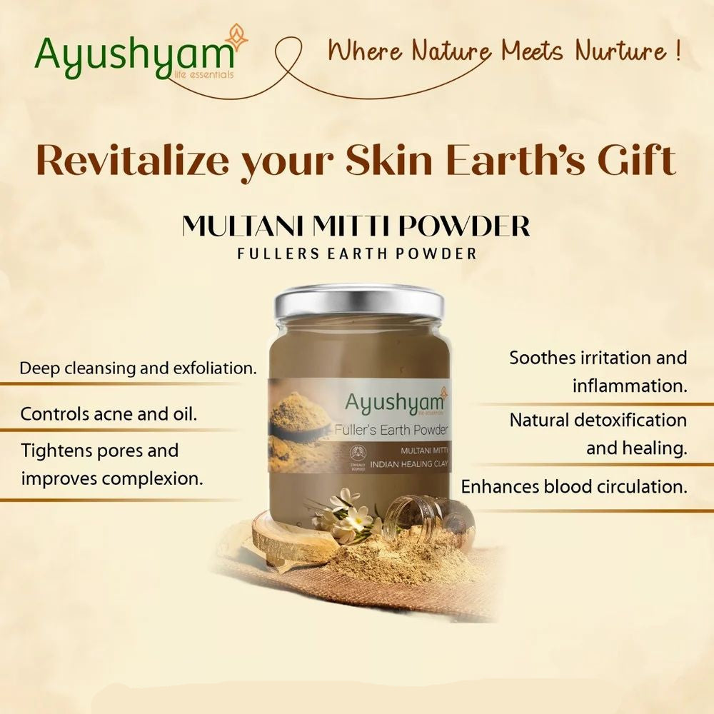Ayushyam Fullers Earth Powder