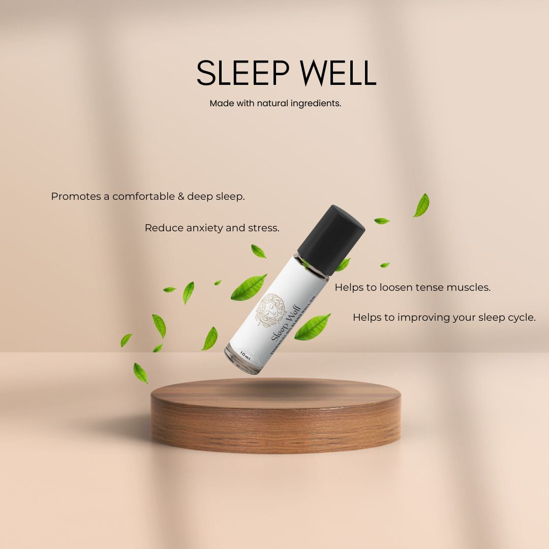 Sleep Roll On For Instant Sleep, Stress Relief, Relaxation Blend Essential Oils