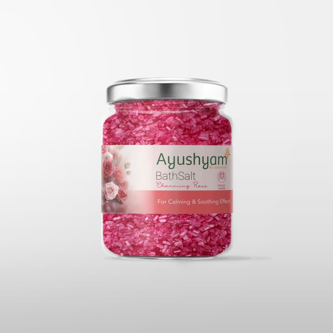Charming Rose Bath Salt Pain Relief, Body Pain, Relaxing Aroma, Moisturized Skin
