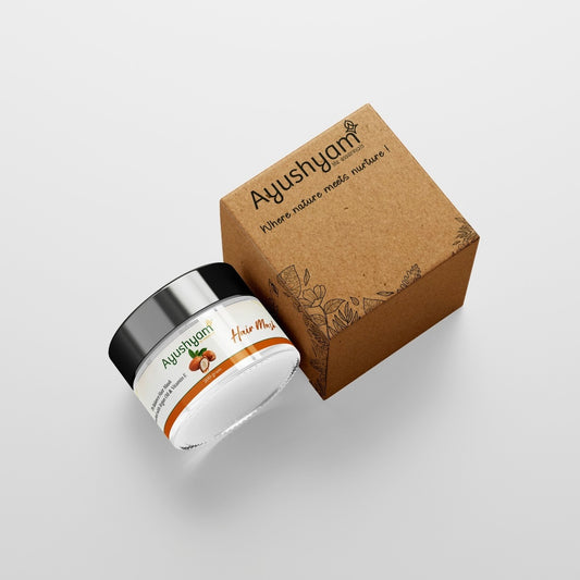Ayushyam Ultra Smoothing Hair Mask For Dry & Frizzy Hair Argan oil and Vitamin E