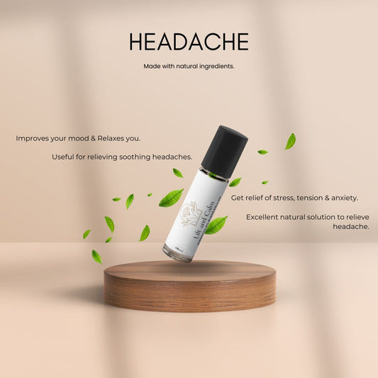 Headache Relief Roll Relaxes you Migraines and Headaches Instantly Reduces Migraines and Headaches