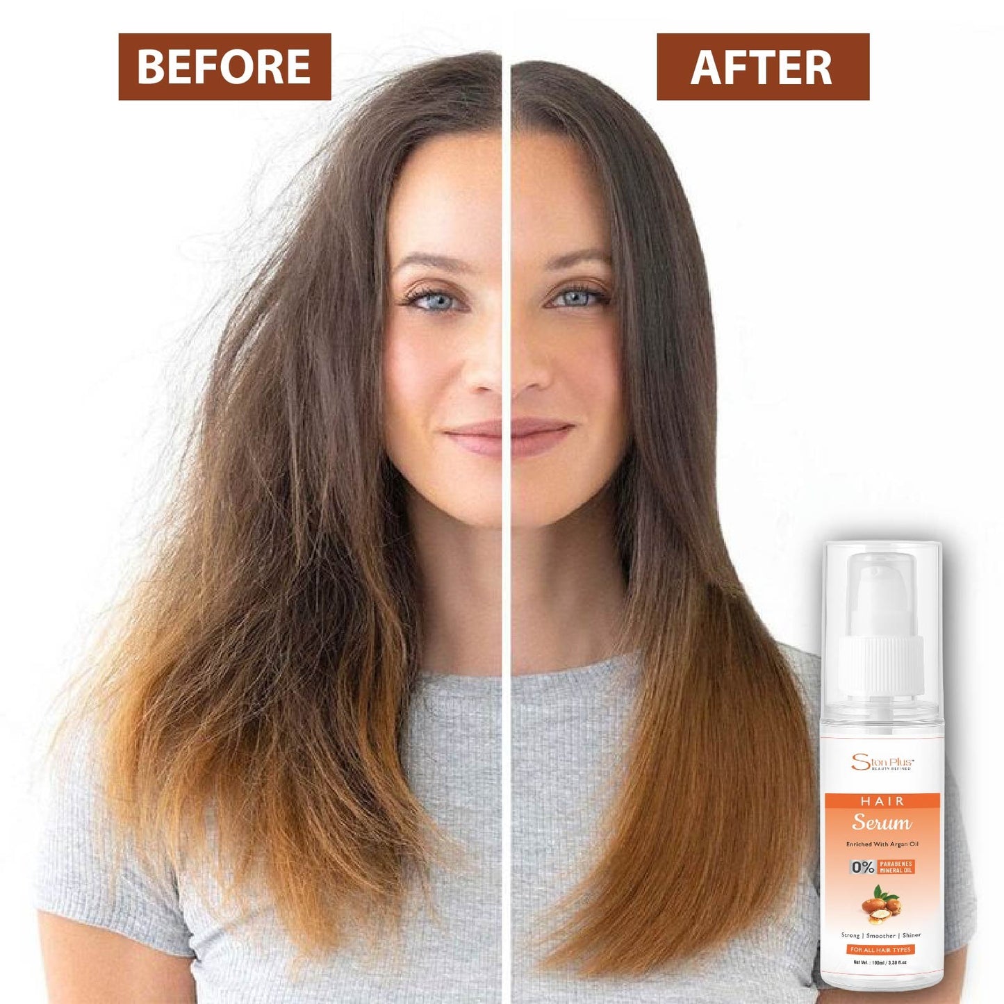 Ston Plus Hair Serum (With Argan Oil)