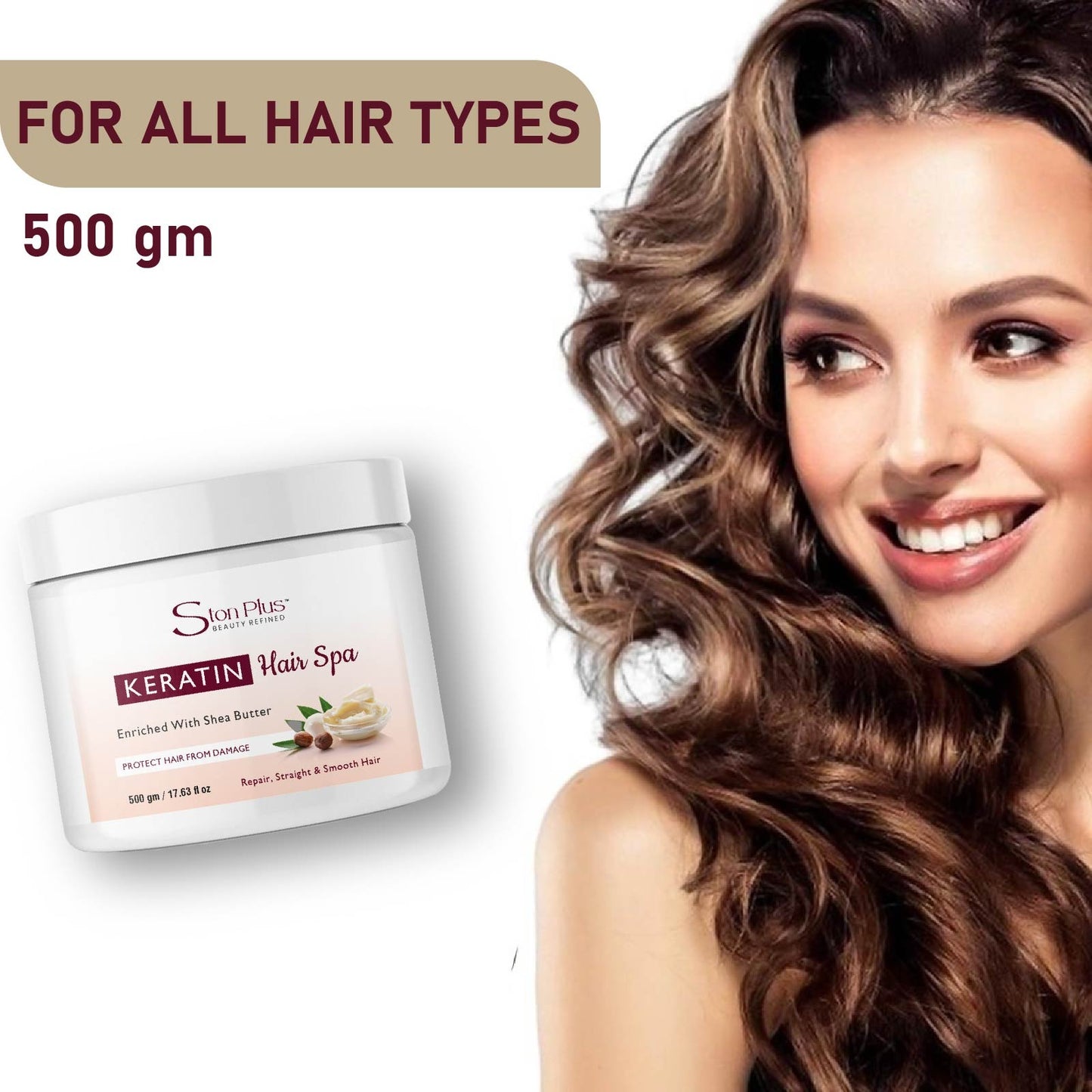Ston Plus Keratin Hair Spa (With Shea Butter)