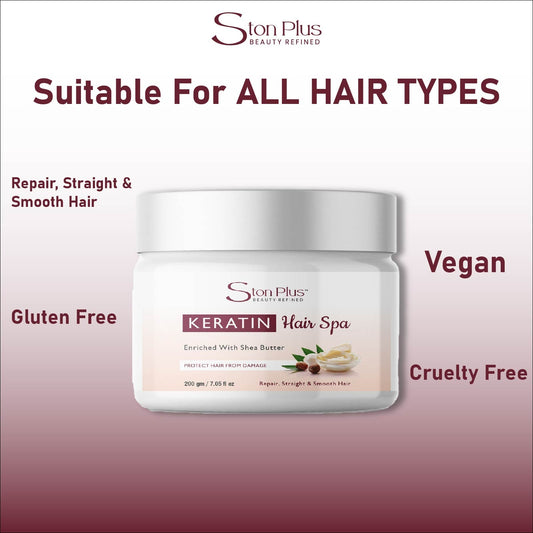Ston Plus Keratin Hair Spa (With Shea Butter)