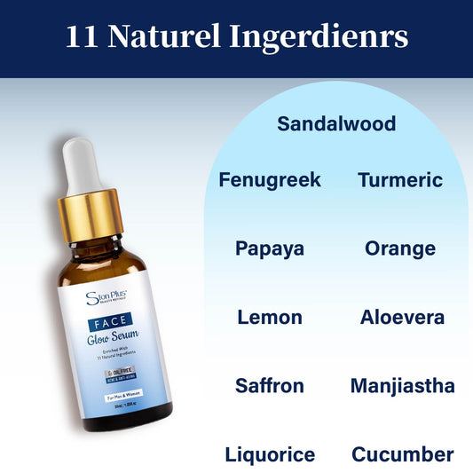 Ston Plus Face Glow Serum (With 11 Natural Ingredients)