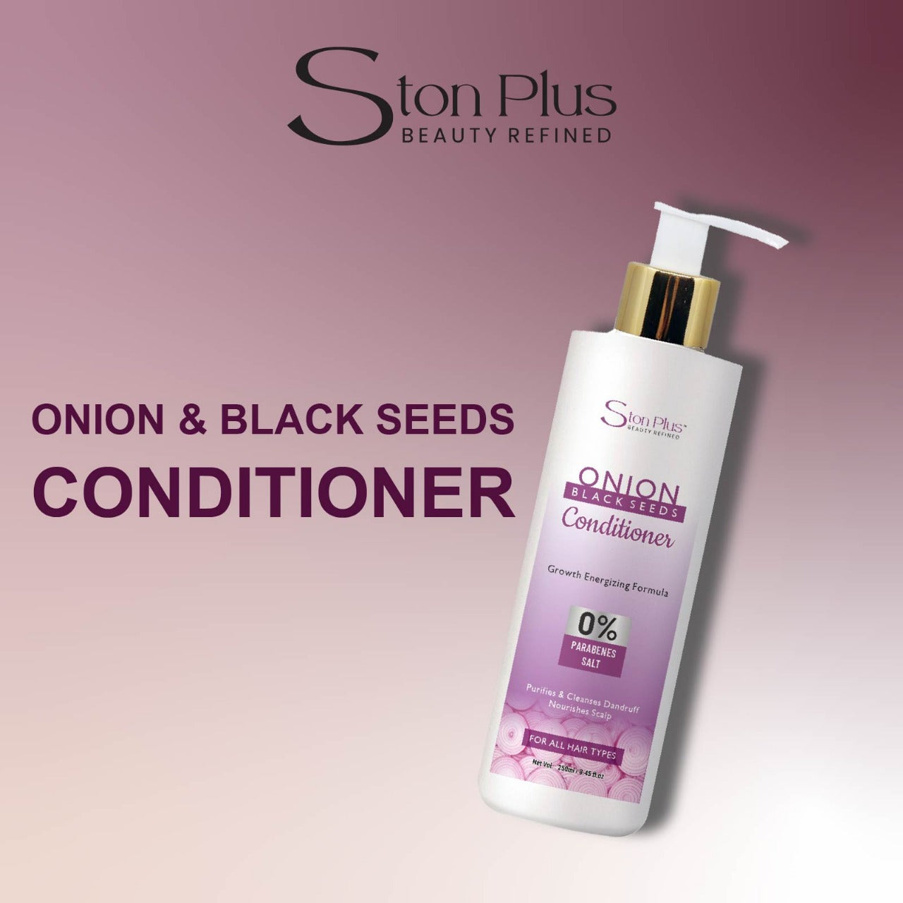 Ston Plus Onion & Black Seeds Conditioner